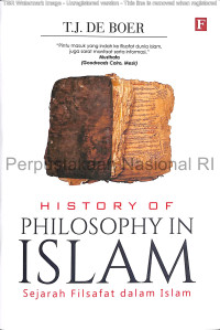History of philisophy in islam : Sejarah Filsafat Dalam Islam